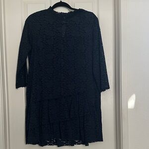 Zara Black Lace Mini Dress